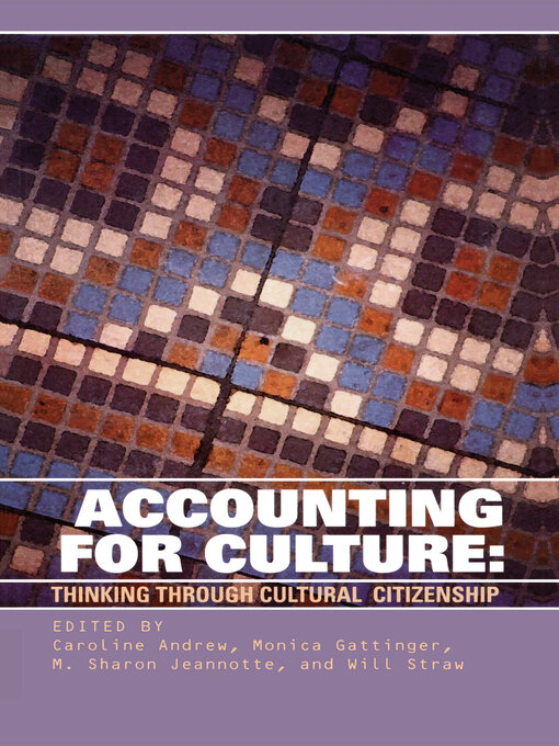 Title details for Accounting for Culture by Caroline Andrew - Available